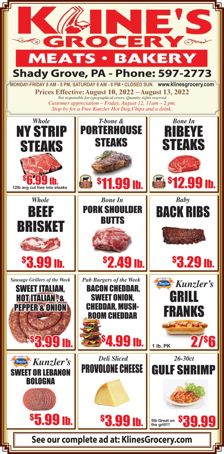 Our Specials Kline's Grocery